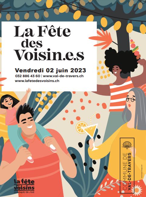 fête des voisins Val-de-Travers 2023