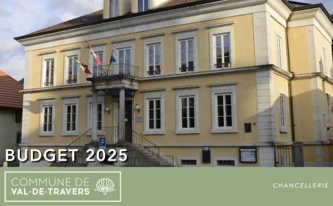 Budget 2025 - Val-de-Travers