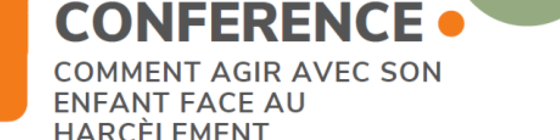 Conférence sur le harcèlement Val-de-Travers 2023